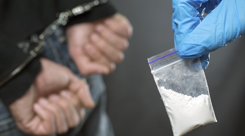 detenido por consumo trafico de drogas
